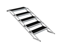 Reguliuojamo aukščio laiptai Global Truss stairs variable 80-140cm five steps for GT Stage Deck
