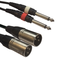 Audio laidas ACCU-CABLE AC-2XM-2J6M/1,5 2x XLR male/2x 6,3 Jack