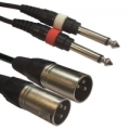 Audio laidas ACCU-CABLE AC-2XM-2J6M/5 2x XLR male to 2x 6,3 Jack