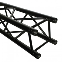 Keturkampė aliuminio konstrukcija DURATRUSS DT 34/2-350 matt black (3,5m.)