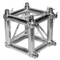Keturkampės aliuminio konstrukcijos kampas DT 24-BOX CORNER