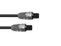 Kolonėlių laidas  SOMMER CABLE Speaker cable Speakon 4x2.5 15m bk