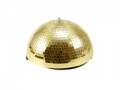Pusinis veidrodinis gaublys EUROLITE Half Mirror Ball 30cm gold motorized