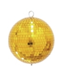 Veidrodinis gaublys EUROLITE Mirror Ball 20cm gold