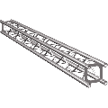 Keturkampė aliuminio konstrukcija PROTRUSS DQ10025 (0,25 m.)