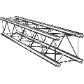 Keturkampė aliuminio konstrukcija PROTRUSS SQ22100 (1 m.)