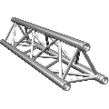 Trikampė aliuminio konstrukcija PROTRUSS ST30150 (1,5 m.)