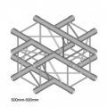 Keturkampės aliuminio konstrukcijos 90° kampas DT 24-C41