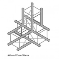 Keturkampės aliuminio konstrukcijos 90° kampas DT 24-T40