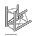 Trikampės aliuminio konstrukcijos DURATRUSS Kampas 33/2-C25-D90