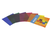 Spalvotų filtrų rinkinys EUROLITE Color-Foil Set 19x19cm, six colors