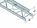 Trikampė aliuminio konstrukcija ALUTRUSS TRILOCK 6082 500