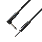 Instrumentinis laidas Adam Hall Cables 5 Star Series - Instrument Cable Neutrik 6.3 mm angled Jack mono to 6.3 mm angled Jack mono 0.30 m