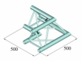 Trikampė aliuminio konstrukcija ALUTRUSS TRILOCK AC-21 2-way corner 90°