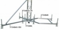 Atraminė koja scenos stogo bazei 75cm, Global Truss F34BA0-75