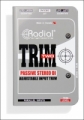 Pasyvus stereo Di-Box  Trim-Two™  su garso lygio reguliatoriumi